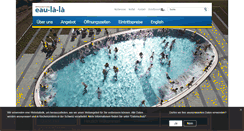 Desktop Screenshot of eau-la-la.ch